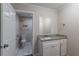 Clean bathroom with granite countertop vanity at 3121 Bon Air Dr, Orlando, FL 32818