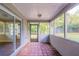 Spacious screened porch overlooking backyard at 3121 Bon Air Dr, Orlando, FL 32818