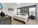 Spacious Primary bedroom with king-size bed and calming decor at 4562 Baleno Ln, Kissimmee, FL 34746