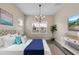 Comfortable bedroom with a king-size bed and window at 1352 Silo Dr, St Cloud, FL 34771