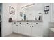 Clean bathroom with double vanity and granite countertops at 1511 Orange Valley Rdg, Ocoee, FL 34761