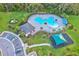 Community pool, playground, and cabana at 1093 Berry Ln, Davenport, FL 33837
