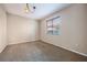 Bright and airy bedroom with neutral walls and carpeted floors at 600 Via Chris Ct, Debary, FL 32713