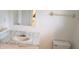 Bathroom with sink, toilet, and a vanity with mirror at 4721 Watch Hill Ct, Orlando, FL 32808