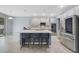 Modern kitchen with island, stainless steel appliances at 3149 Jade Tree Pt, Oviedo, FL 32765