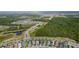 Aerial view of a residential neighborhood at 128 Hampton Loop, Davenport, FL 33837