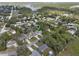 Wide aerial view of neighborhood and home location at 101 Neal Dr, Deltona, FL 32738