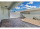 Paved backyard patio with privacy fence and detached garage access at 15524 Blackbead St, Winter Garden, FL 34787