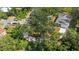 Aerial view of house and circular driveway at 4190 Rossmore Dr, Orlando, FL 32810