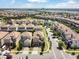 Aerial view of a residential neighborhood with houses and landscaping at 1465 Belle Terre Rd, Davenport, FL 33896