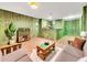 Jungle-themed common area with wooden furniture at 1465 Belle Terre Rd, Davenport, FL 33896