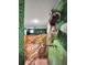 A fun dinosaur themed staircase with a fossil detail at 1465 Belle Terre Rd, Davenport, FL 33896
