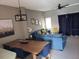Spacious living room with dining area and comfy seating at 904 Park Terrace Cir, Kissimmee, FL 34746