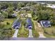 Aerial view of two new houses and surrounding area at 514 Roger Williams Rd, Apopka, FL 32703