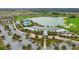 Aerial view of community clubhouse with adjacent parking lot at 5430 Nw 34Th St, Ocala, FL 34482