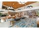 Spacious lobby with comfortable seating and a fireplace at 5430 Nw 34Th St, Ocala, FL 34482