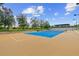 Modern tennis court with lighting at 5430 Nw 34Th St, Ocala, FL 34482