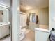 Clean bathroom with shower, toilet and vanity at 202 Ellsworth Ct, Kissimmee, FL 34758