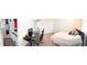 Bedroom with a workspace and comfortable bed at 4749 Riverwalk Dr, St Cloud, FL 34771