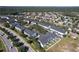 Overhead view of the townhome community, showing its location within the larger neighborhood at 643 Underwood Cv, Casselberry, FL 32707