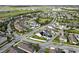 An expansive aerial view of a residential neighborhood, with a single home highlighted at 6275 Hamlin Reserve Blvd, Winter Garden, FL 34787