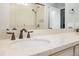 Bathroom featuring a modern sink with quartz countertop and bronze faucet at 6275 Hamlin Reserve Blvd, Winter Garden, FL 34787