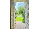 View of the front yard from the entryway at 8426 Morehouse Dr, Orlando, FL 32836