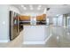 Modern kitchen with stainless steel appliances and granite countertops at 790 Silhouette Ct, Longwood, FL 32750