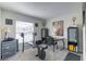 Home office with a desk, weight bench, and treadmill at 168 Taft Dr, Davenport, FL 33837