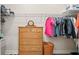 Large walk-in closet with ample shelving and hanging space at 2071 Limestone Trl, Kissimmee, FL 34747