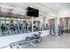 Well-equipped gym featuring weight machines and a rowing machine at 2071 Limestone Trl, Kissimmee, FL 34747