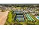 Community tennis and bocce ball courts at 2071 Limestone Trl, Kissimmee, FL 34747