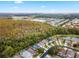 Wide aerial view of a residential community at 1055 Lake Berkley Dr, Kissimmee, FL 34746