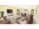Spacious living room with contemporary furniture and an open floor plan at 514 Margaret Ln, Lake Wales, FL 33853