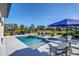 Enjoy the large pool and spa with ample seating at 4001 Ainsley Ave, Orlando, FL 32833