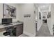 Convenient home office with desk and built-in cabinetry at 4001 Ainsley Ave, Orlando, FL 32833