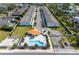 Community overview highlighting the pool, parking and townhomes at 7960 Formosa Valley Pl, Kissimmee, FL 34747
