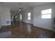 Spacious living area with hardwood floors and an open floor plan at 828 Willie Mays Pkwy, Orlando, FL 32811