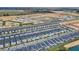 Aerial view of a community with numerous houses and pools at 730 Drop Shot Dr, Davenport, FL 33896