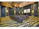 Community theater room with comfortable seating at 730 Drop Shot Dr, Davenport, FL 33896