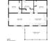 Floor plan showing two bedrooms, one bathroom, living room, kitchen, and porch at 350 S 5Th St, Orlando, FL 32833