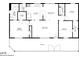 Detailed floor plan showcasing a 2 bed, 2 bath layout, living room, and sunroom at 350 S 5Th St, Orlando, FL 32833