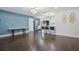 Modern kitchen with breakfast bar and stainless steel appliances at 1213 Baranova Rd, Ocoee, FL 34761
