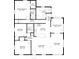 One-story floor plan featuring 3 bedrooms, 2 bathrooms, kitchen, living room and dining area at 1904 Historic Goldsboro Blvd, Sanford, FL 32771