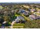 Aerial view of a single Gathering home in a residential neighborhood at 434 Silver Dew St, Lake Mary, FL 32746