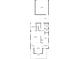 Floor plan showing the layout of the house and garage at 7041 Buttonbush Loop, Harmony, FL 34773