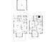 Detailed floor plan showcasing a two-story home with a garage, patio, and screened porch at 7041 Buttonbush Loop, Harmony, FL 34773