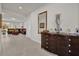 Bright entryway with tile flooring and views of the living room at 1178 Michelangelo Ln, Winter Haven, FL 33884