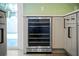 Built-in wine cooler in modern kitchen at 1333 W Smith St, Orlando, FL 32804