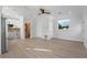 Studio features kitchenette, bathroom, and hardwood floors at 1333 W Smith St, Orlando, FL 32804